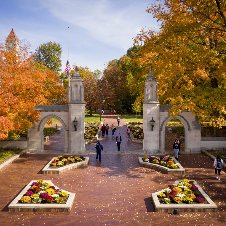 Indiana University, Bloomington Sample Gates in Fall.
